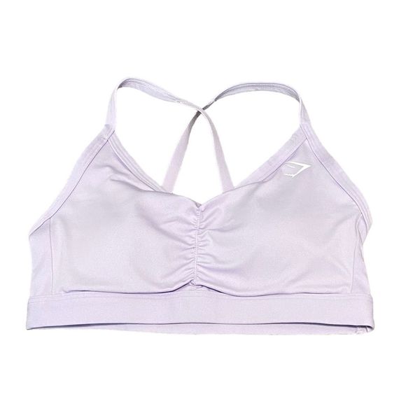Gymshark Other - Gymshark RUCHED SPORTS BRA Soft Lilac XS